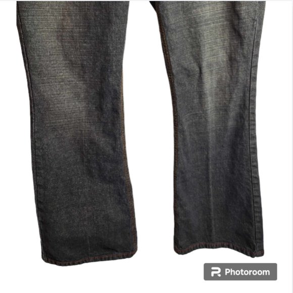 dELIA*s by Dolls Kill Distressed Black Denim Mid-Rise Jeans Size 15/16, … - Picture 5 of 12